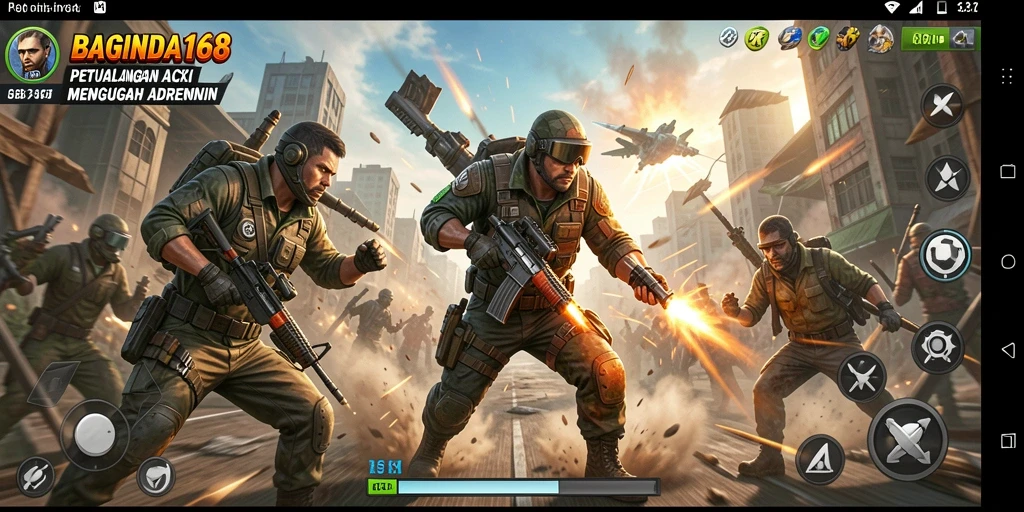 Gambaran gameplay mendebarkan di BAGINDA168 dengan aksi seru.