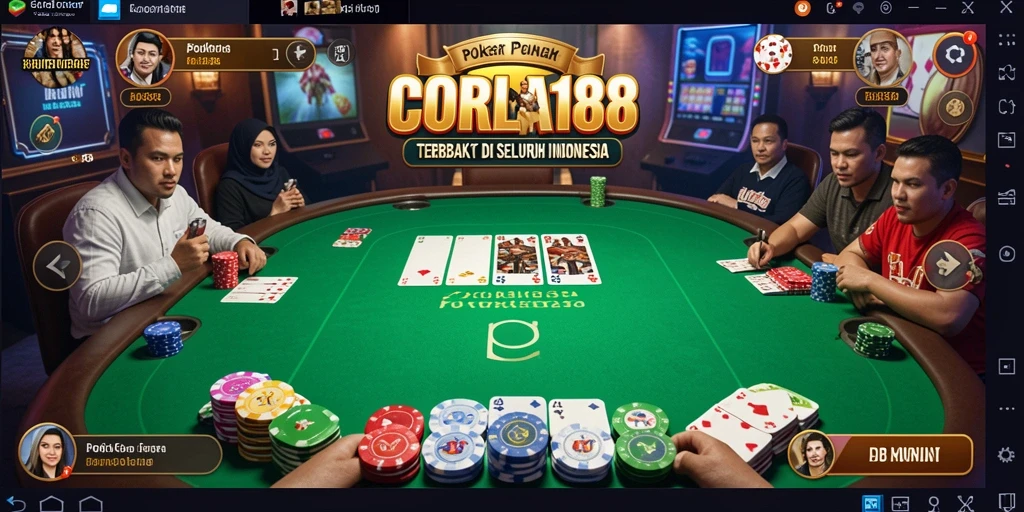 Tampilan screenshot CORLA188 dengan gameplay Poker yang menarik.