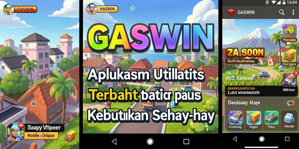 Tampilan antarmuka utama GASWIN yang intuitif dan mudah digunakan.