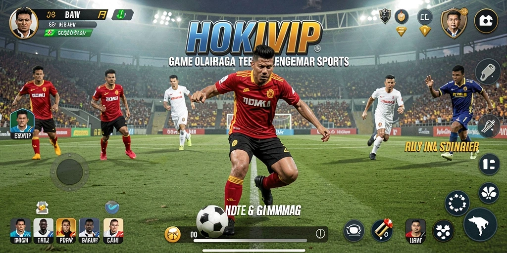 Tampilan gameplay HOKIVIP yang seru dan penuh aksi olahraga.