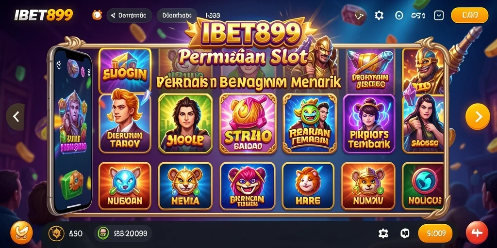 Tampilan menarik dari gameplay <strong>IBET899</strong> saat memutar gulungan slot.