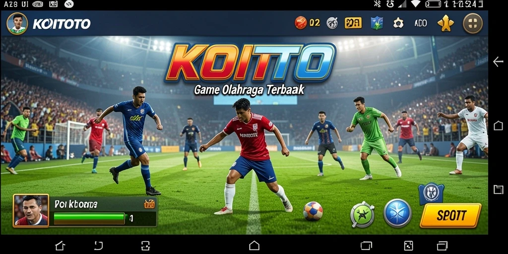 Tampilan gameplay KOITOTO yang penuh aksi dan kompetisi.