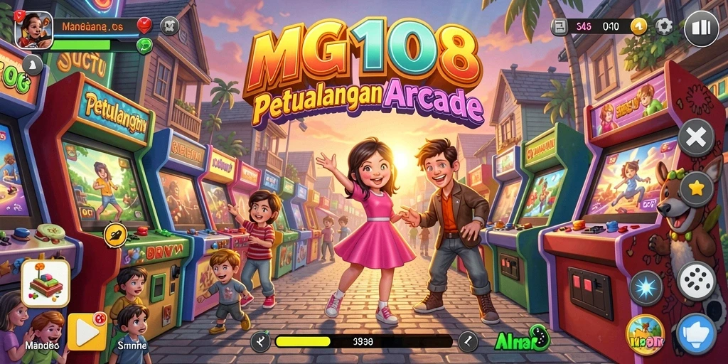Tangkapan layar MG108 menampilkan aksi seru dalam permainan arcade yang menantang.