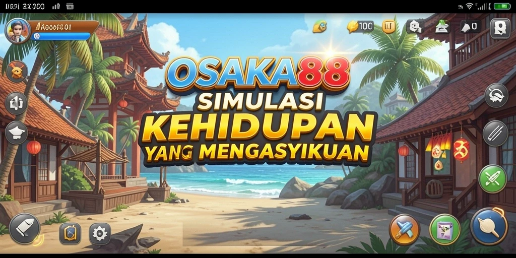 Screenshot OSAKA88 menunjukkan momen gameplay Simulation yang seru.