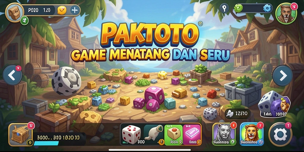 Tampilan gameplay PAKTOTO yang seru dan menantang.
