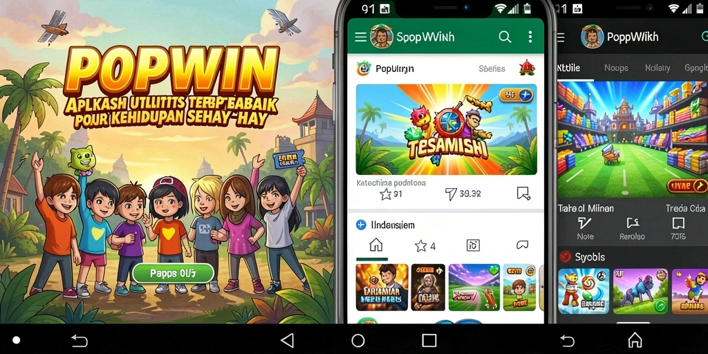 Tampilan antarmuka pengguna POPWIN yang menarik dan fungsional.