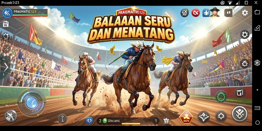 Tangkapan layar dari gameplay PRAGMATIC123 yang penuh aksi balapan.