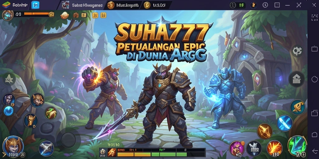 Menampilkan aksi seru dalam pertempuran ARPG SUHU777.